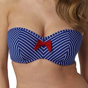 plavky dvoudílné vyztužené s odep. ramínky D-G Panache - Britt Stripe